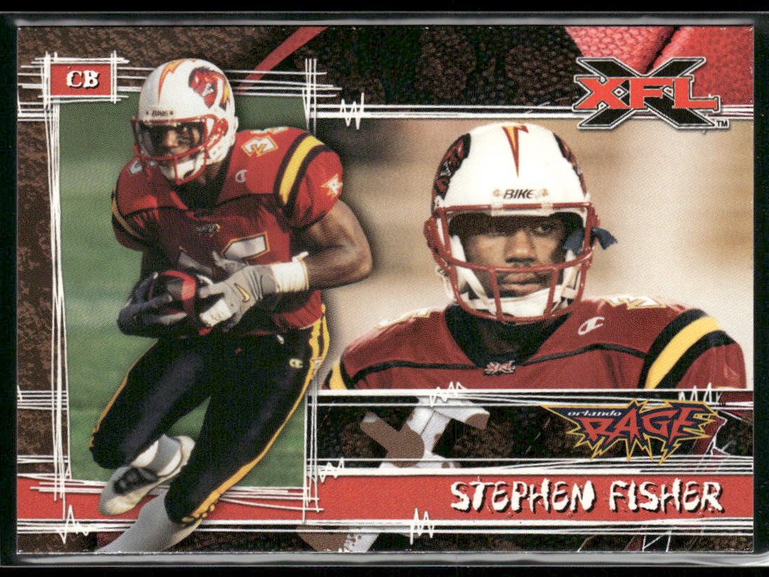 Stephen Fisher 2001 Topps XFL #60 Orlando Rage