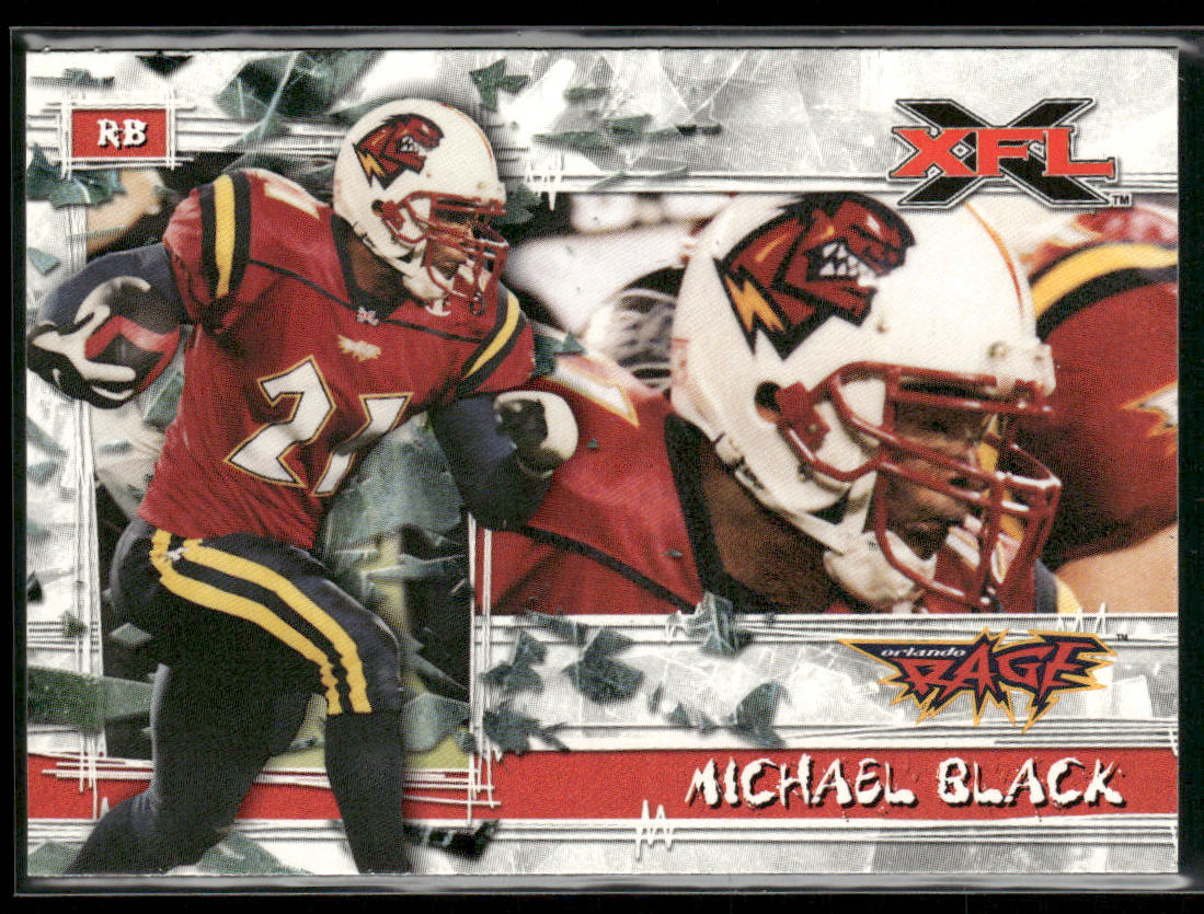 Michael Black 2001 Topps XFL #63 Orlando Rage