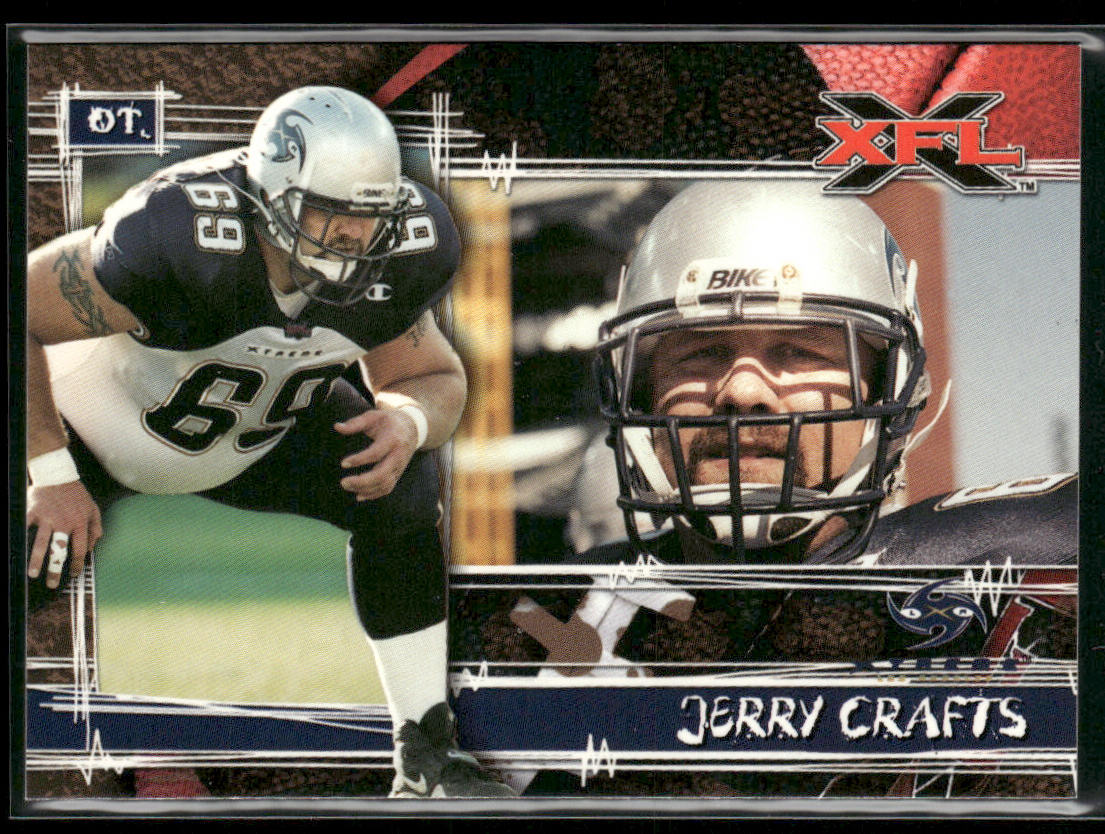 Jerry Crafts 2001 Topps XFL #78 Los Angeles Xtreme