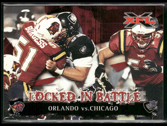Orlando vs Chicago 2001 Topps XFL #81