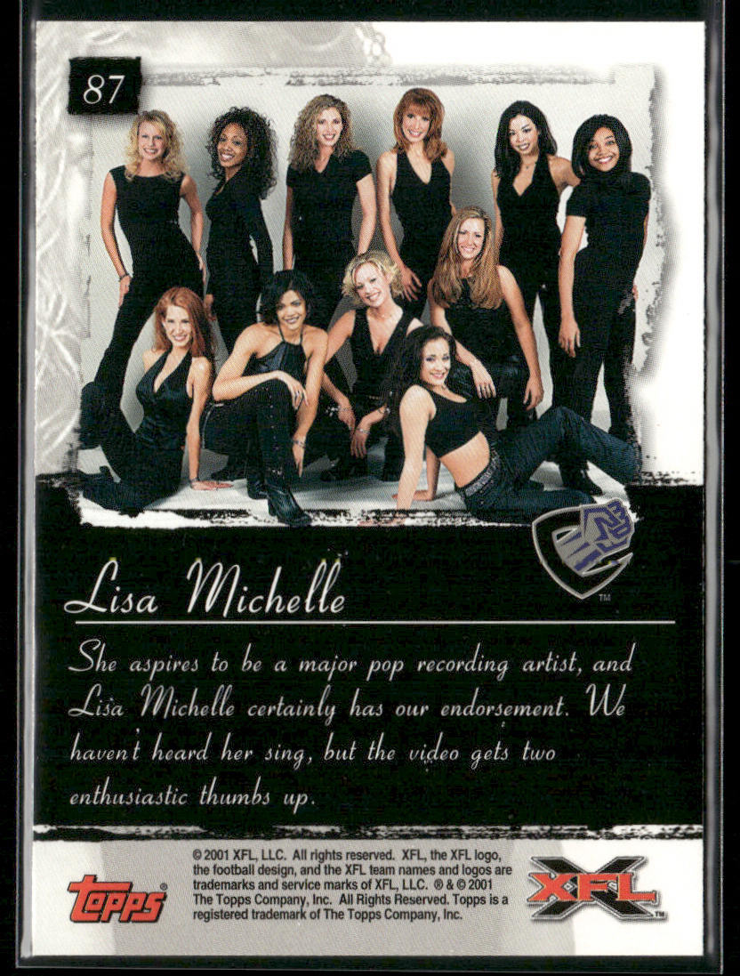 Lisa Michelle 2001 Topps XFL #87 Chicago Enforcers