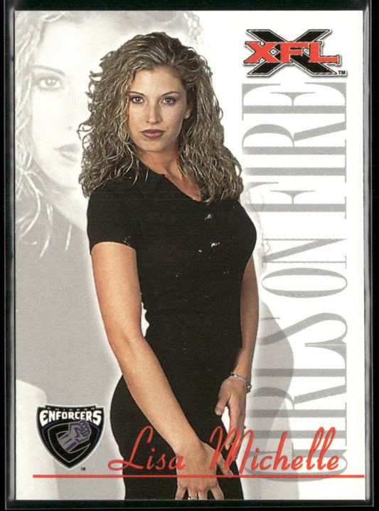 Lisa Michelle 2001 Topps XFL #87 Chicago Enforcers