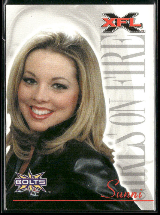 Sunni 2001 Topps XFL #90 Birmingham Thunderbolts