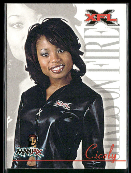 Cicely 2001 Topps XFL #91 Memphis Maniax