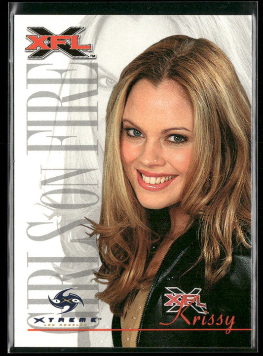 Krissy 2001 Topps XFL #93 Los Angeles Xtreme
