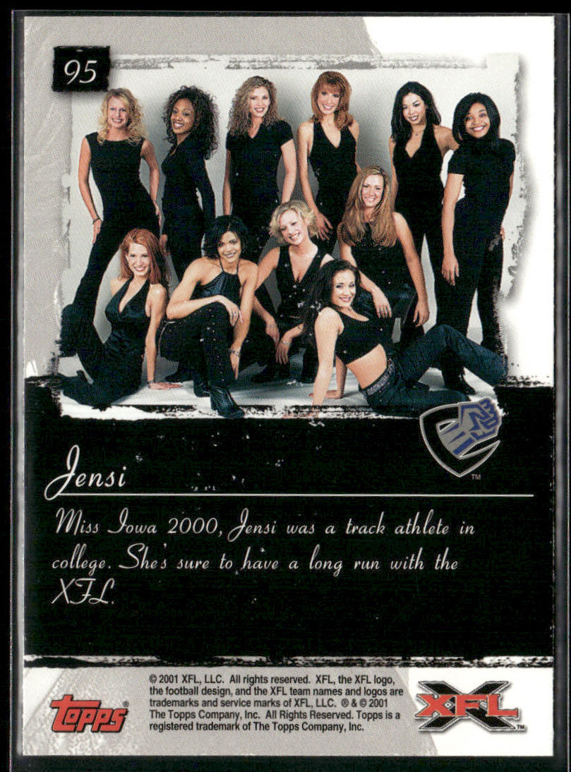 Jensi 2001 Topps XFL #95 Chicago Enforcers