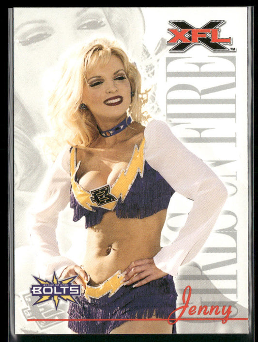 Jenny 2001 Topps XFL #98 Birmingham Thunderbolts