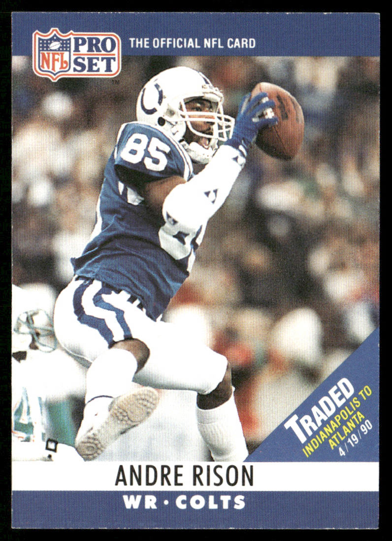 Andre Rison 1990 Pro Set #134b Atlanta Falcons