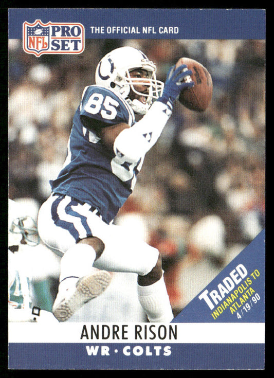 Andre Rison 1990 Pro Set #134b Atlanta Falcons