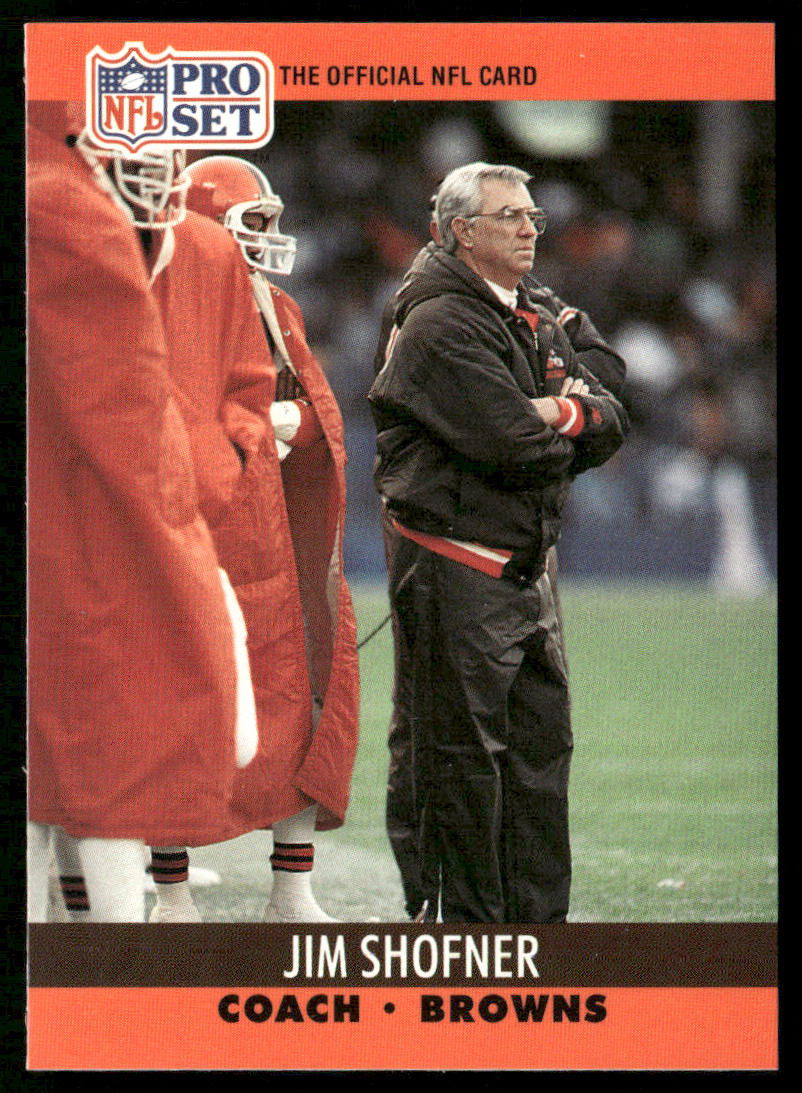Jim Shofner 1990 Pro Set #755 Cleveland Browns
