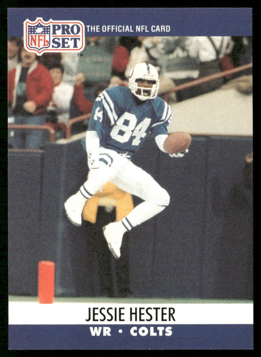 Jessie Hester 1990 Pro Set #758 RC Indianapolis Colts