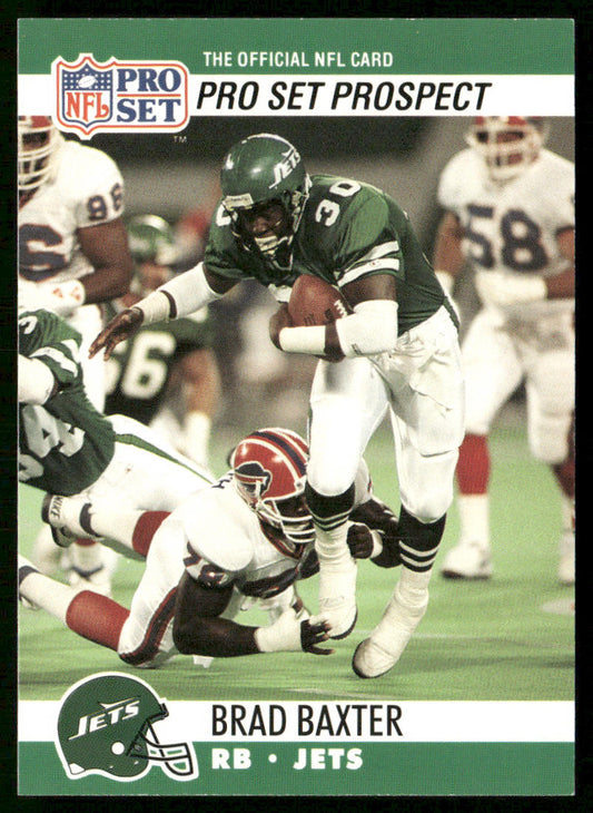 Brad Baxter 1990 Pro Set #768 RC New York Jets