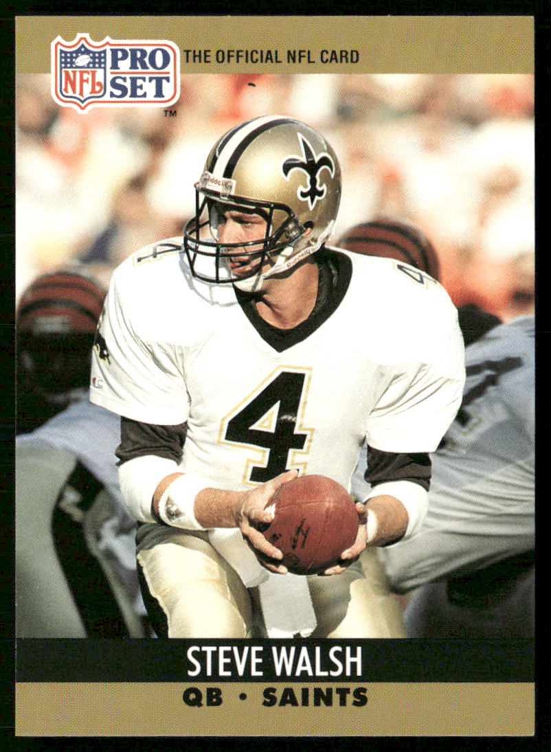 Steve Walsh 1990 Pro Set #769 New Orleans Saints