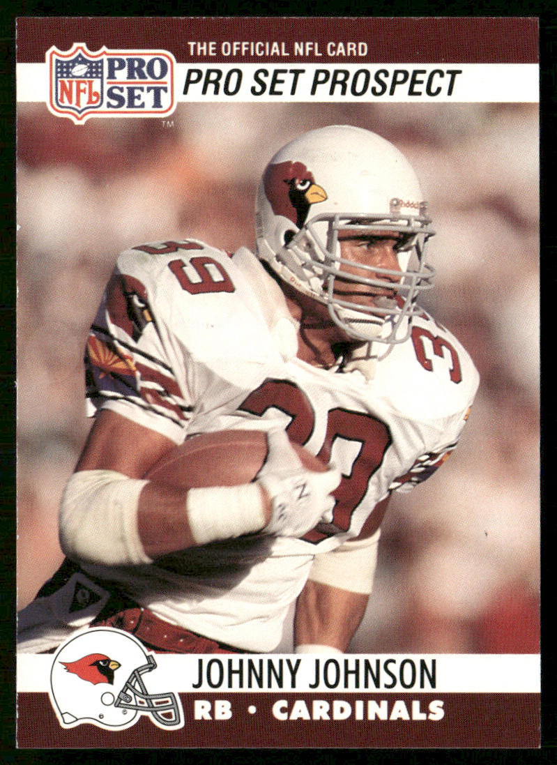 Johnny Johnson 1990 Pro Set #771 RC Phoenix Cardinals