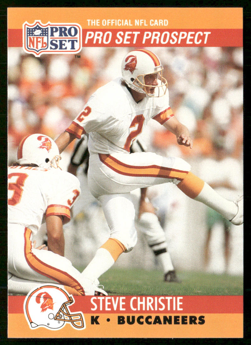 Steve Christie 1990 Pro Set #777 RC Tampa Bay Buccaneers