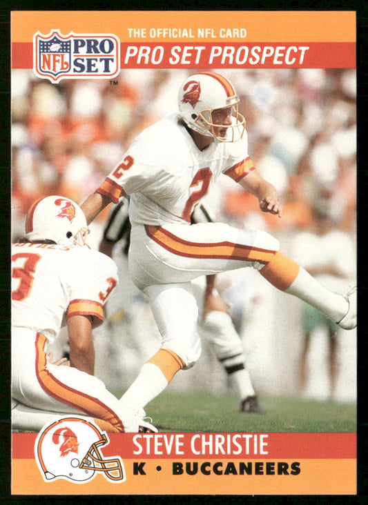 Steve Christie 1990 Pro Set #777 RC Tampa Bay Buccaneers