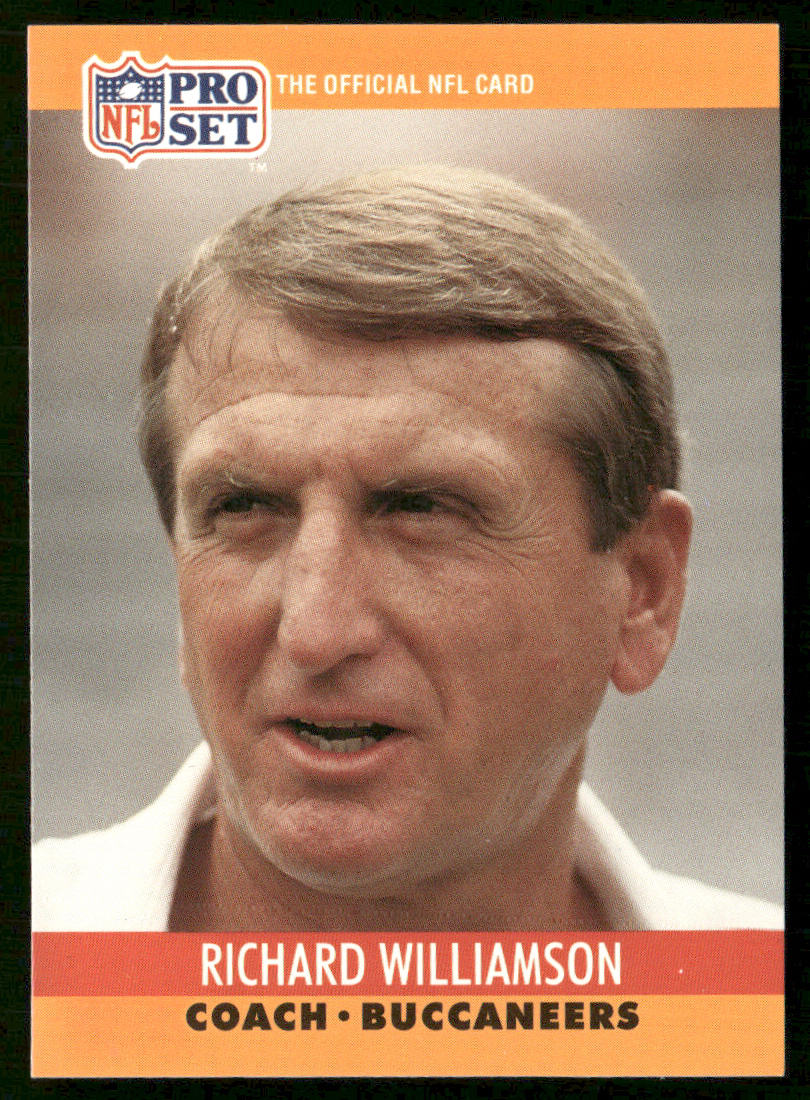Richard Williamson 1990 Pro Set #779 Tampa Bay Buccaneers