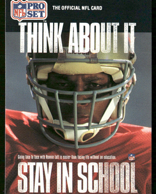 Ronnie Lott 1990-91 Pro Set Super Bowl XXV Binder #799 San Francisco 49ers