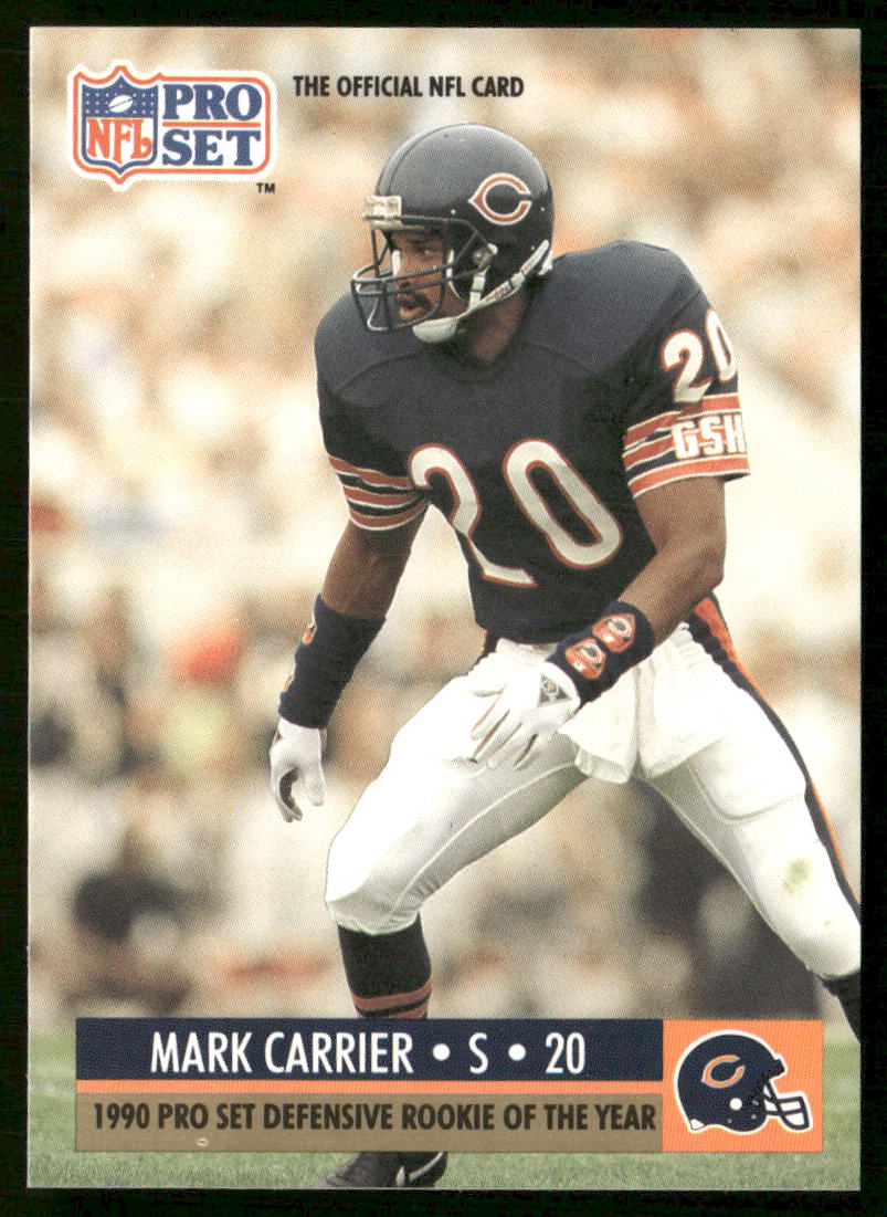 Mark Carrier 1990 Pro Set #800 Defense Chicago Bears