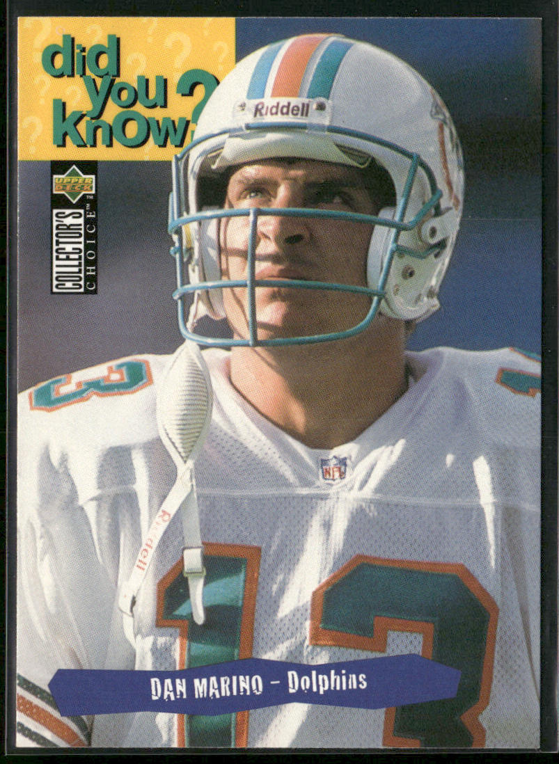 Dan Marino 1995 Collector's Choice #39 Miami Dolphins