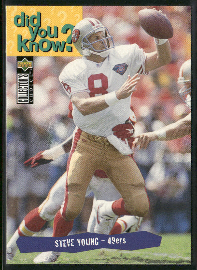 Steve Young 1995 Collector's Choice #43 San Francisco 49ers