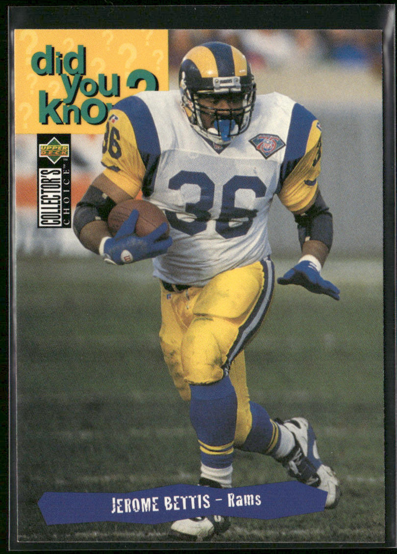Jerome Bettis 1995 Collector's Choice #45 St. Louis Rams
