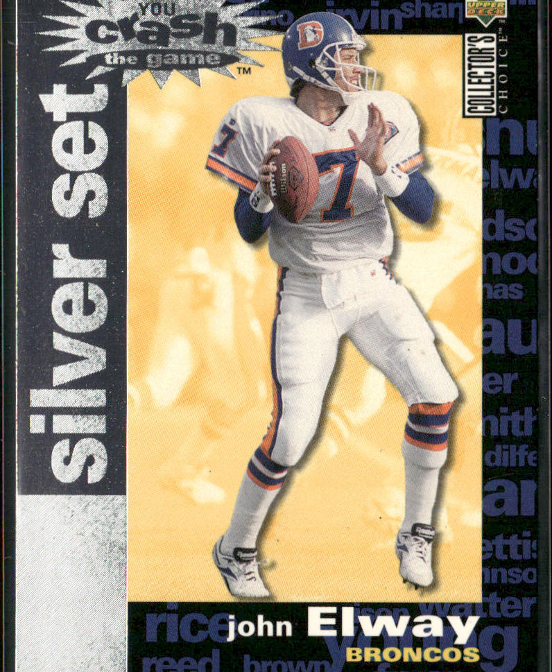 John Elway 1995 Collector's Choice You Crash the Game Silver Set Exchange #C2