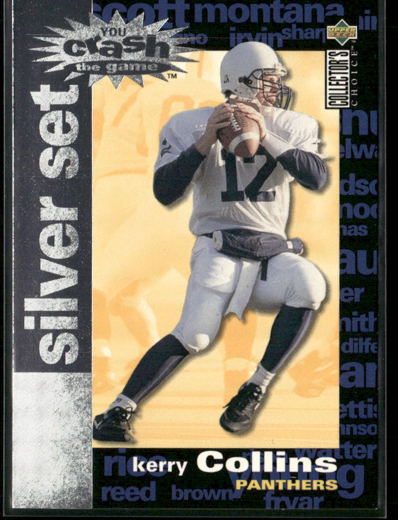 Kerry Collins 1995 Collector's Choice You Crash the Game Silver Set Exchange #C3