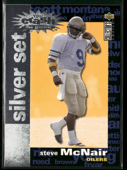 Steve McNair 1995 Collector's Choice You Crash the Game Silver Set Exchange #C10
