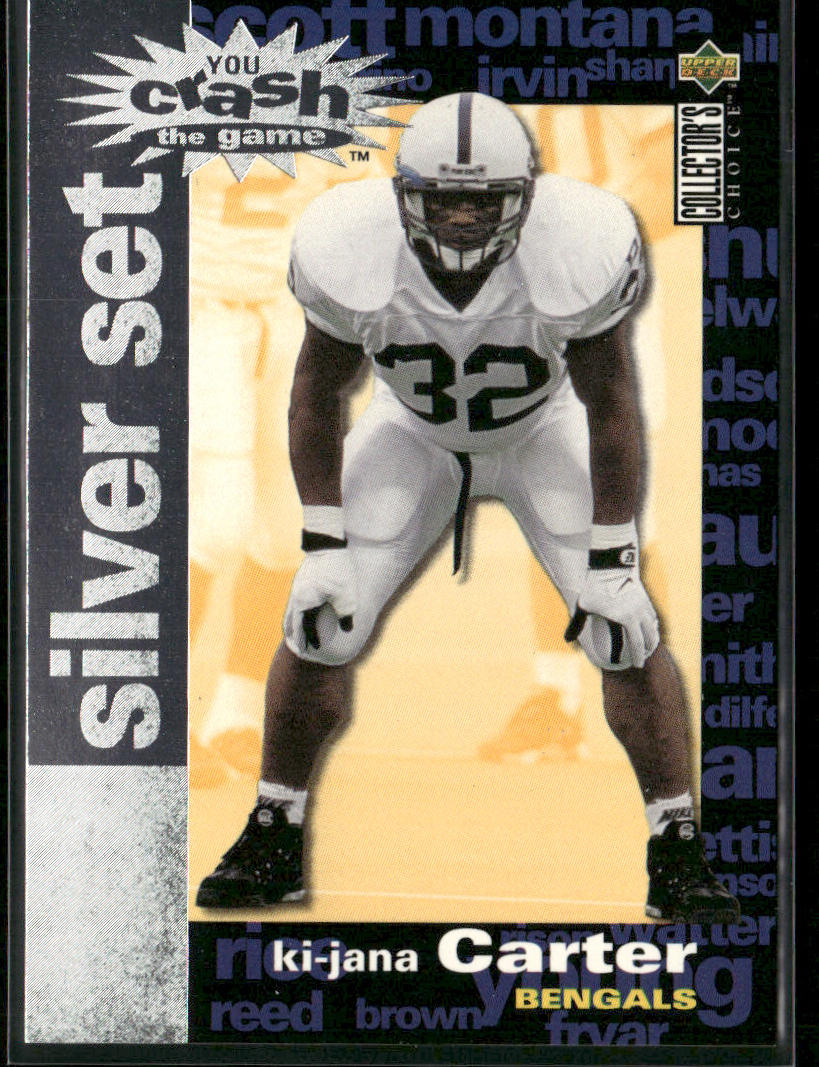 Ki-Jana Carter 1995 Collector's Choice You Crash the Game Silver Set #C17