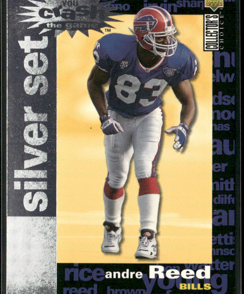 Andre Reed 1995 Collector's Choice You Crash the Game Silver Set Exchange #C24