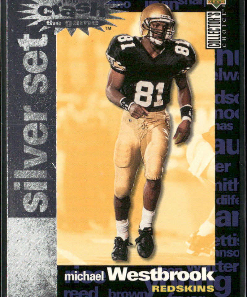 Michael Westbrook 1995 Collector's Choice You Crash the Game Silver Set #C29