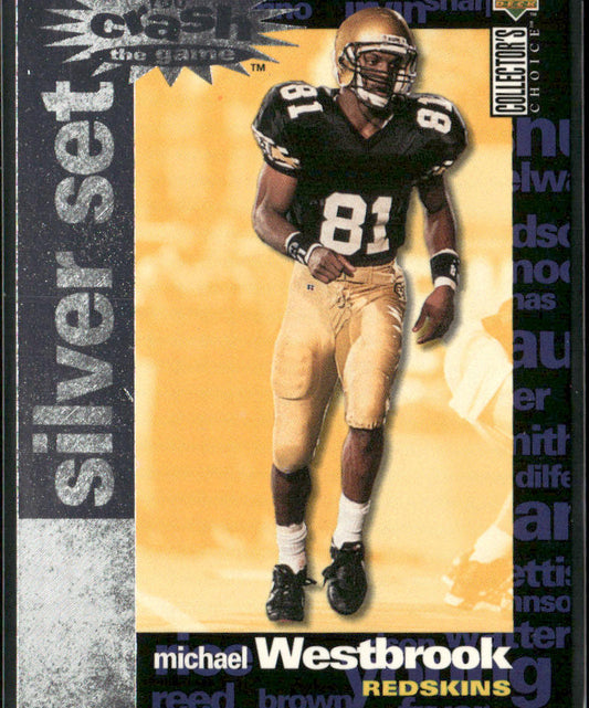 Michael Westbrook 1995 Collector's Choice You Crash the Game Silver Set #C29