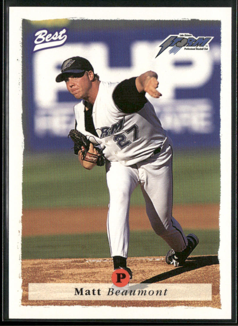 Matt Beaumont 1995 Best #11 Lake Elsinore Storm