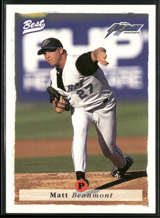 Matt Beaumont 1995 Best #11 Lake Elsinore Storm