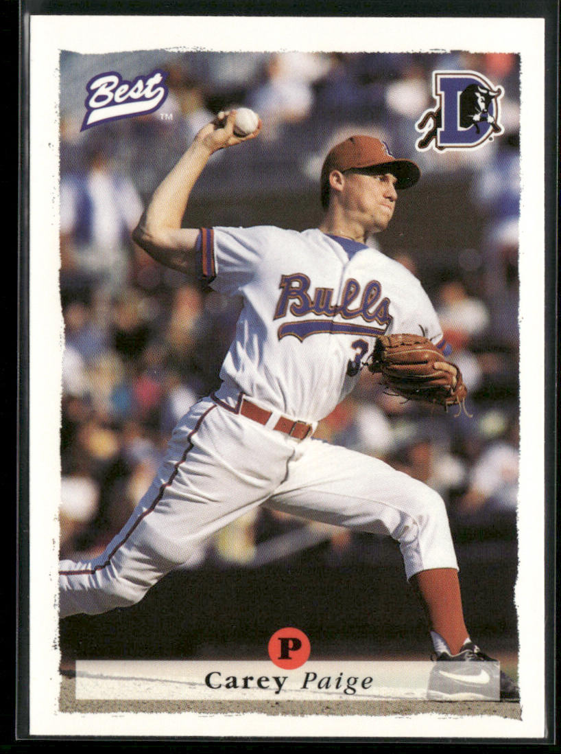 Carey Paige 1995 Best #54 Durham Bulls