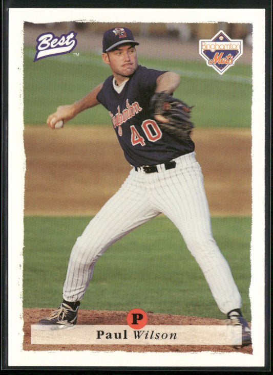 Paul Wilson 1995 Best #83 Binghamton Mets