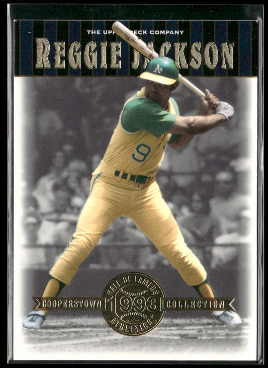 Reggie Jackson 2001 Upper Deck Hall of Famers #1 Oakland Athletics