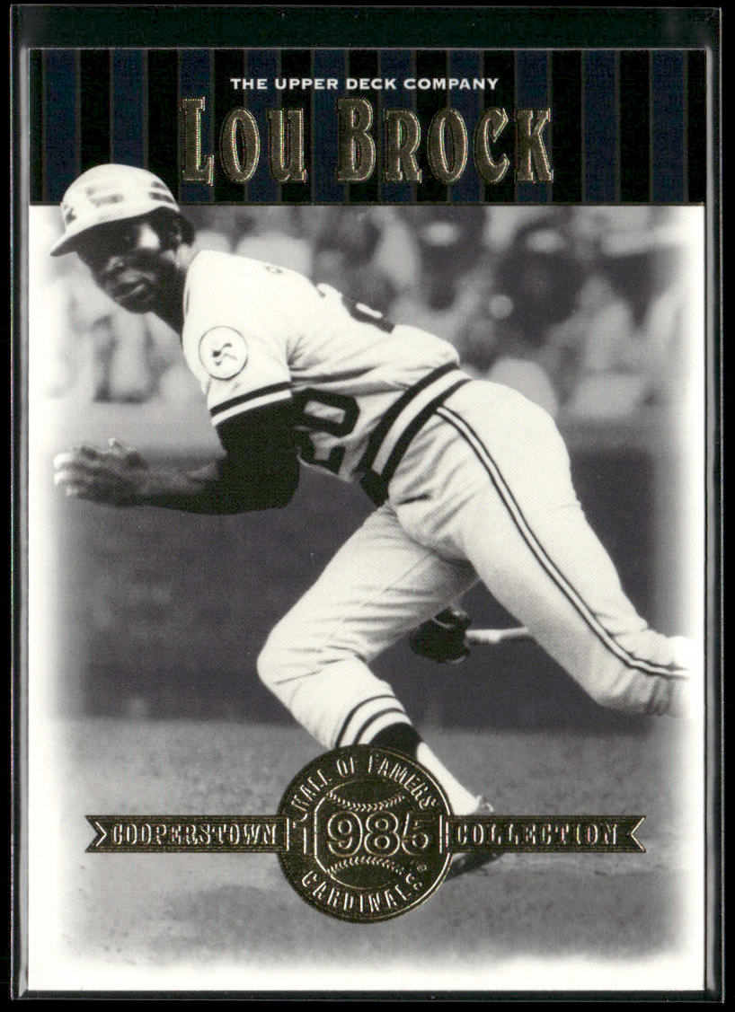 Lou Brock 2001 Upper Deck Hall of Famers #6 St. Louis Cardinals