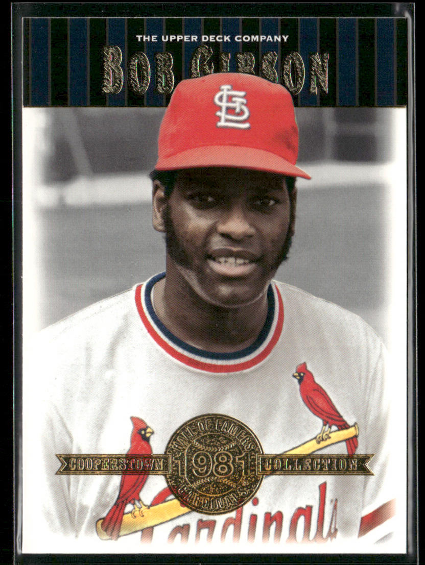 Bob Gibson 2001 Upper Deck Hall of Famers #8 St. Louis Cardinals
