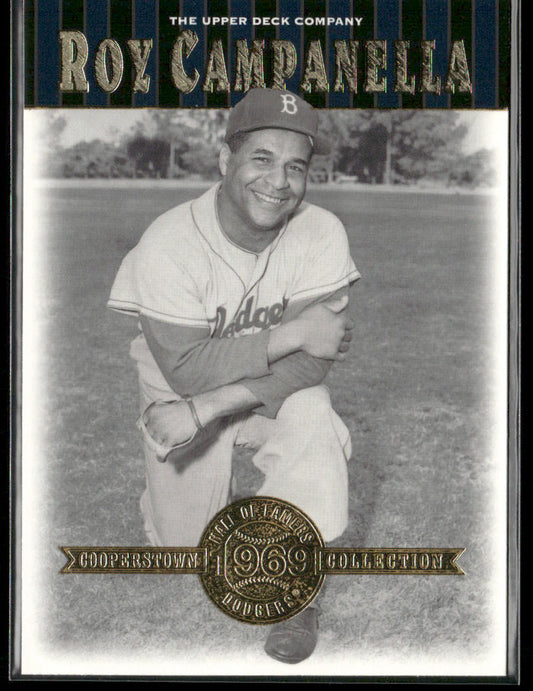 Roy Campanella 2001 Upper Deck Hall of Famers #14 Brooklyn Dodgers