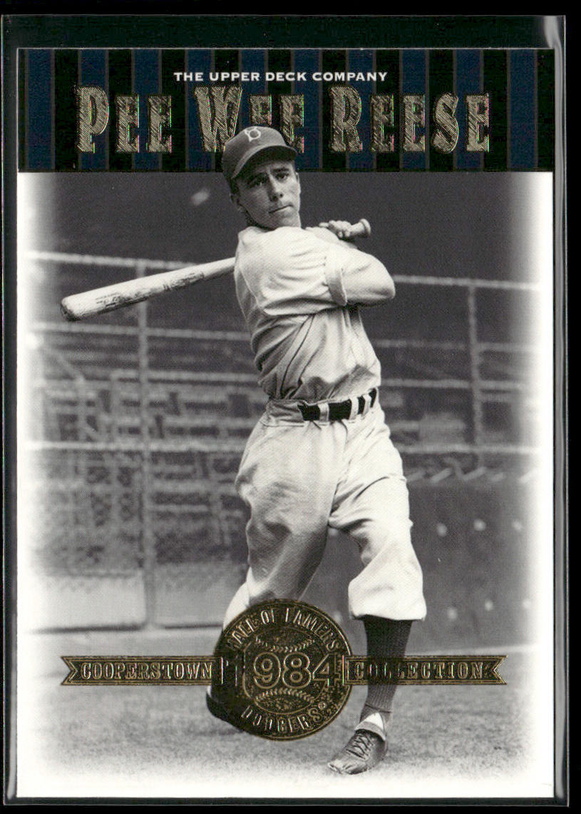 Pee Wee Reese 2001 Upper Deck Hall of Famers #15 Brooklyn Dodgers