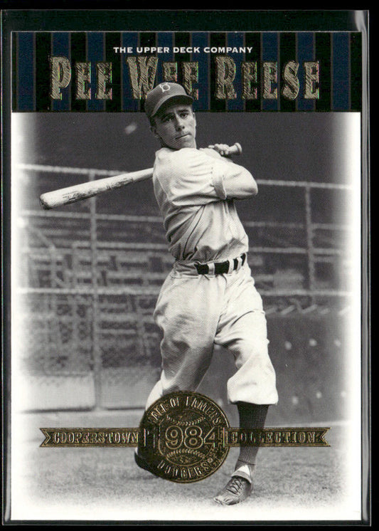 Pee Wee Reese 2001 Upper Deck Hall of Famers #15 Brooklyn Dodgers