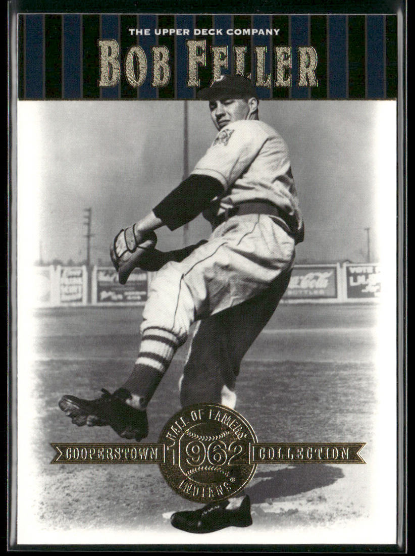Bob Feller 2001 Upper Deck Hall of Famers #22 Cleveland Indians