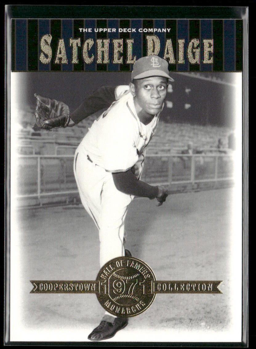 Satchel Paige 2001 Upper Deck Hall of Famers #24 Kansas City Monarchs