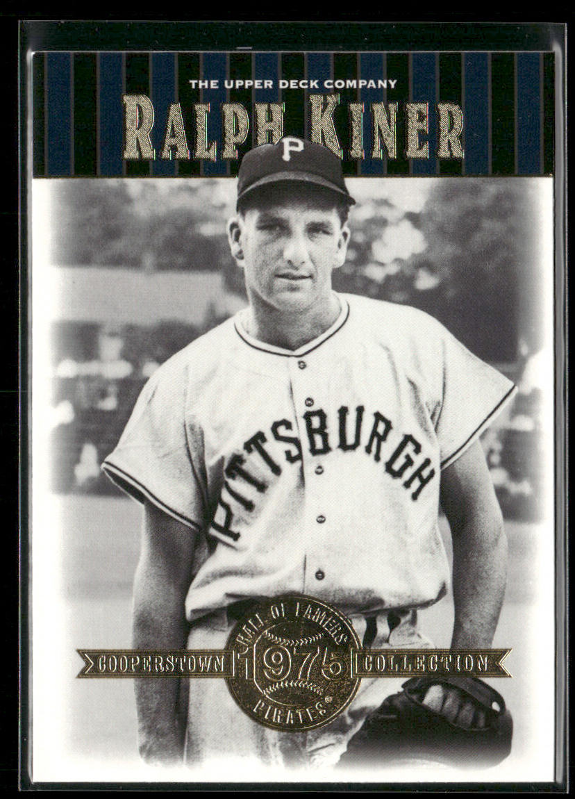 Ralph Kiner 2001 Upper Deck Hall of Famers #29 Pittsburgh Pirates