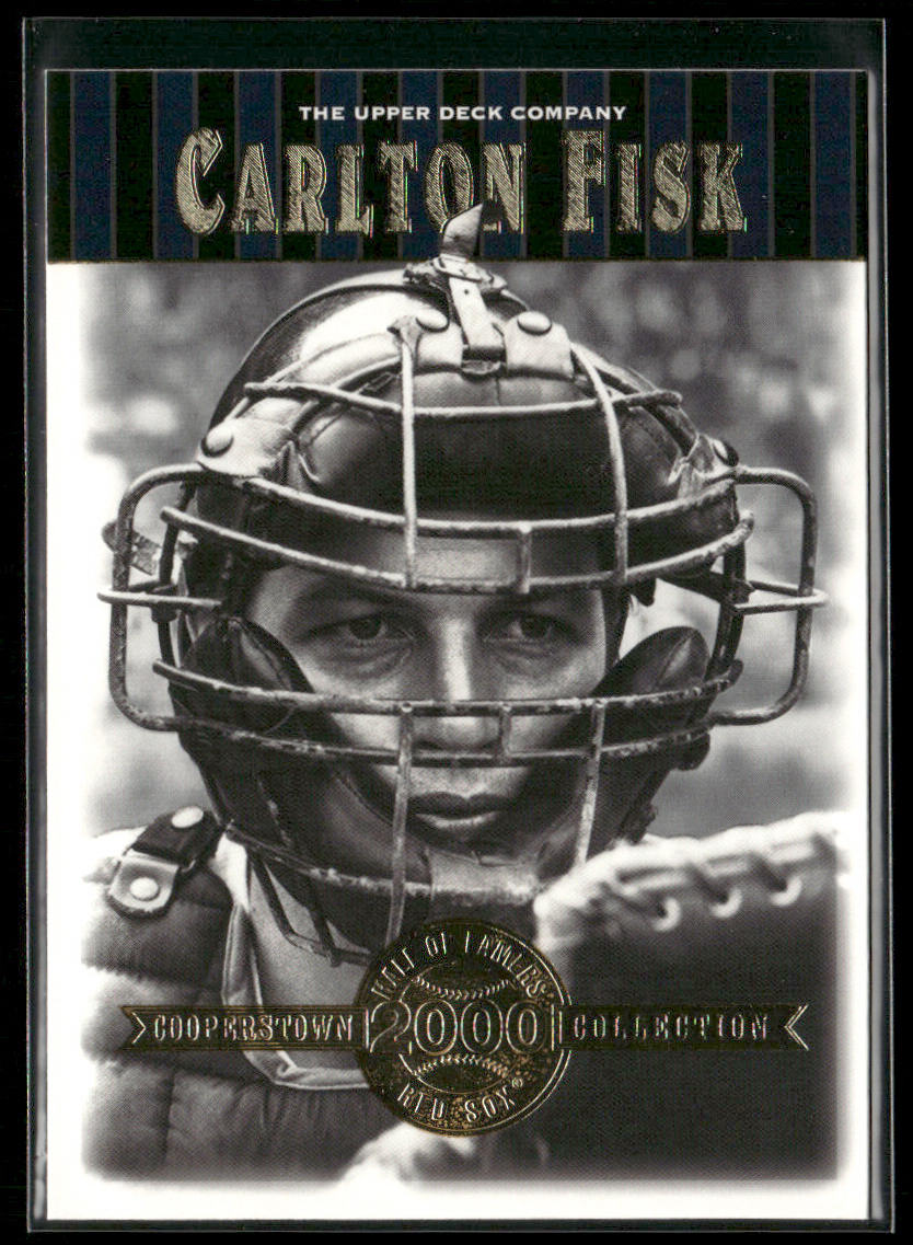 Carlton Fisk 2001 Upper Deck Hall of Famers #34 Boston Red Sox