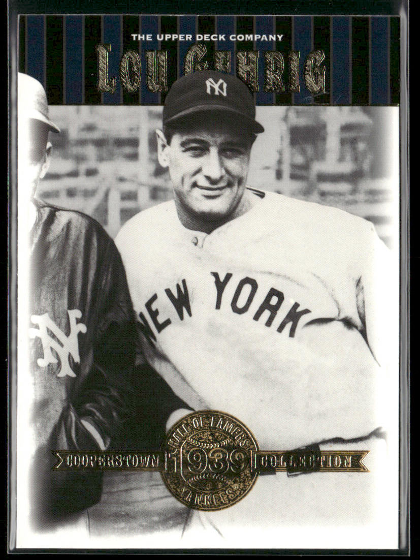 Lou Gehrig 2001 Upper Deck Hall of Famers #48 New York Yankees