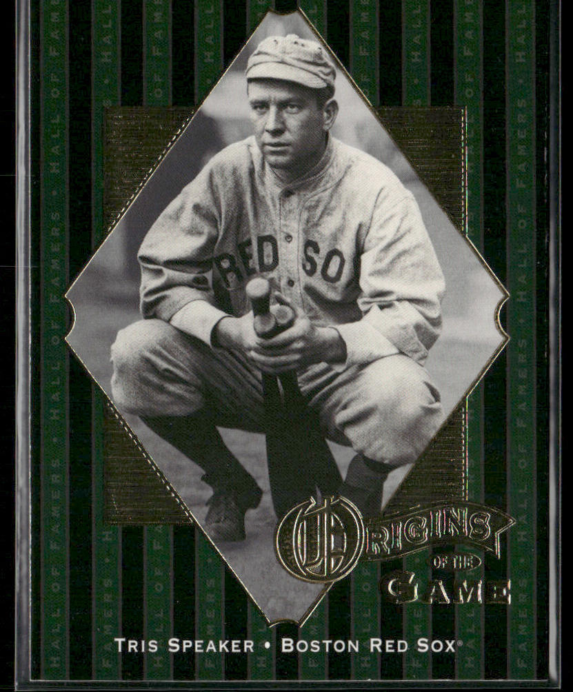 Tris Speaker 2001 Upper Deck Hall of Famers #59 Boston Red Sox