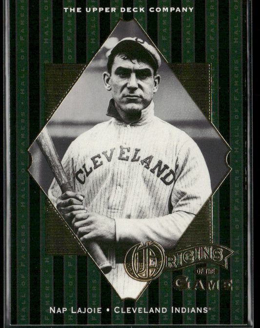 Nap Lajoie 2001 Upper Deck Hall of Famers #60 Cleveland Indians